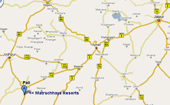 map of matrachhaya resort